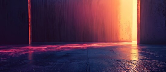 Poster - Background illuminated by copy space image.