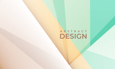 Aufkleber - Abstract vector background design with pastel colors diagonal geometric shapes. Modern background template for banner, presentation, cover, wallpaper, social media, business card, advertising, promo.