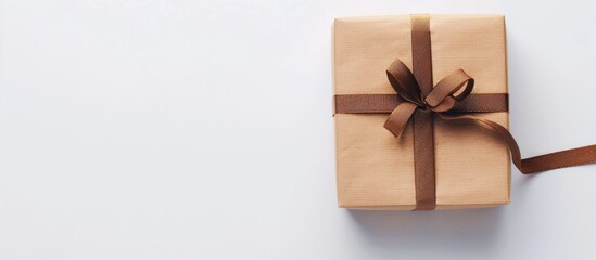 Leinwandbilder - Present box with elegant design, suitable for any occasion, set against a white background with copy space image.