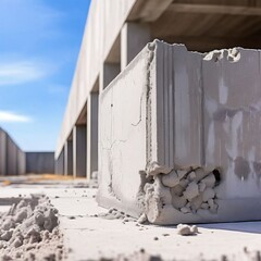 Canvas Print -  insulating concrete concrete with added insulation materials su