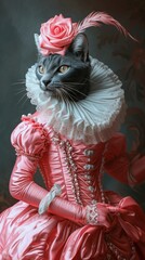Canvas Print - Costume animal dress art.