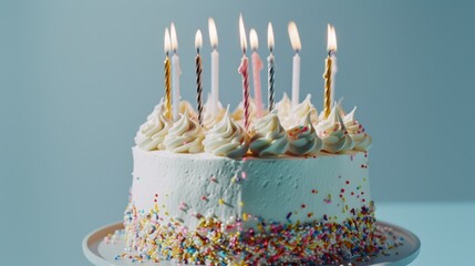 Poster - The Birthday Cake with Candles