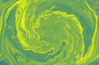 © ADDICTIVE STOCK - Swirling green and yellow fluid art background