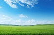 © Rawpixel.com - Green field landscape background sky backgrounds grassland.