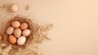 © Phatharaporn - Eggs in Rustic Nest