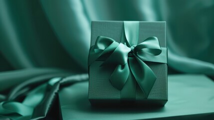 Canvas Print - The elegant wrapped gift