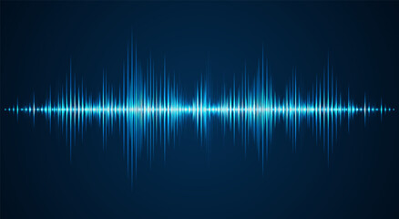 Sound wave background. Wave of musical soundtrack