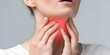 © Anastasiia - Sore throat makes swallowing painful feels dry scratchy common in strep colds allergies. Concept Sore Throat, Swallowing Pain, Dry Throat, Scratchy Throat, Strep, Colds, Allergies