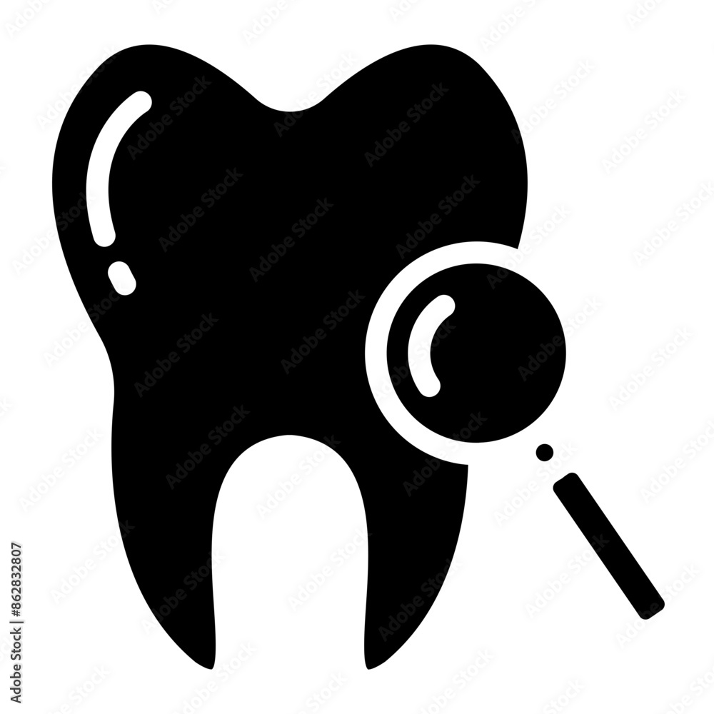Teeth medical check icon, infographic vector for app logo web button ui ...