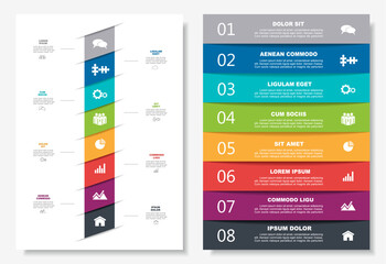 Infographic design template with place for your data. Vector illustration.