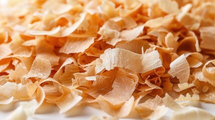 Poster - Close-Up of Cedar Wood Shavings