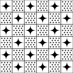 Wall Mural - seamless pattern with star. cute stars background. repeating small and large patterns for design pri