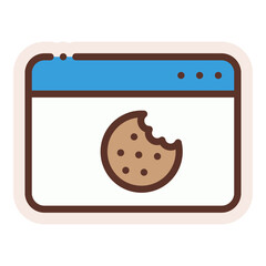 Poster - website cookies sticker