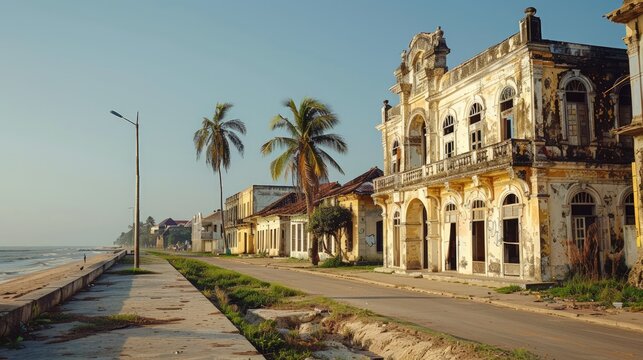 The historic city of Beira, Mozambique, known for its colonial architecture and cultural heritage 