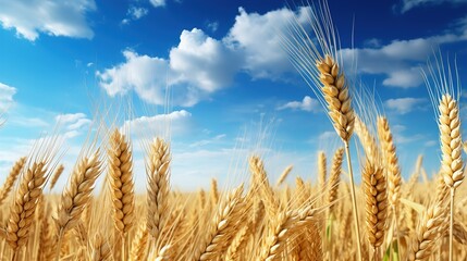 Canvas Print - wheat field in the summer