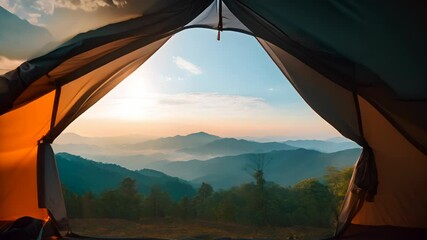 adventure seeker's haven: tent camping in nature's grandeur