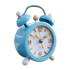 blue alarm clock