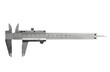 © Елена Челышева - metal vernier caliper, construction and working measuring tool, isolated on a white background