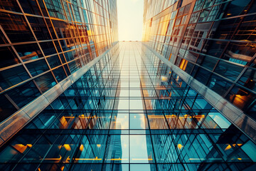 Wall Mural - Abstract Background for Finance Business Website Banner