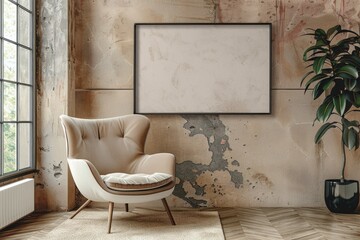 Wall Mural - Cozy Living Room