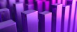 © INAYAT - A bar graph displaying a sudden and substantial increase in stock values with bold violet bars.