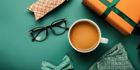 Poster - Coffee and glasses