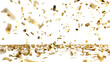 © Michael - Gold confetti that floats down on transparent background