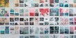 © Fotograf - A collection of framed photos or artwork displayed on a wall