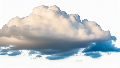 Wall Mural - white cloud isolated on white