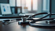 © tanya78 - Medical stethoscope on the table healthy