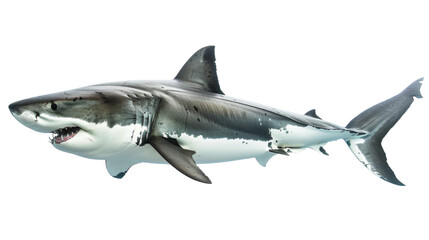 Wall Mural - Shark on transparent background