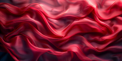 design product your space empty background fabric beautiful pleats soft wavy fabric shiny background satin silk red 