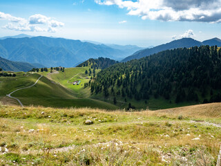 Wall Mural - view on the mountains in the Southern French Alp on a sunny late summer day