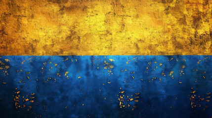 Sticker - Ukraine flag abstract art texture