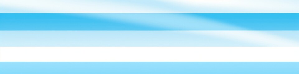 Sticker - image of an abstract background with alternating stripes of sky blue and white, banner