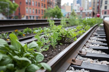 green agriculture and green plant concept