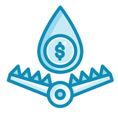 Canvas Print - Liquidity Trap Icon