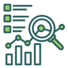 Canvas Print - Business Impact Analysis Icon