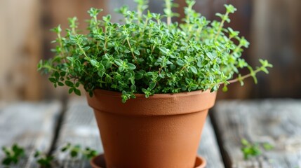 Sticker - Thyme Plant in Pot 