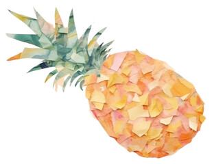 Poster - PNG Pineapple fruit plant food