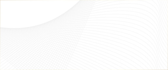 Wall Mural - vector wavy stripes of the pattern of grey lines, curved wave lines pattern on white background with
