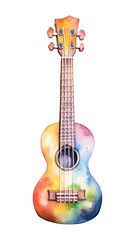 Poster - PNG A Ukulele guitar white background performance.