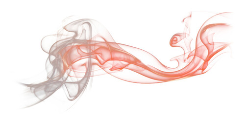 Sticker - PNG Burning smoke effect backgrounds black black background.