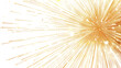 © Michael - Golden firework, Happy new year concept, Design for overlay, montage, texture on transparent background