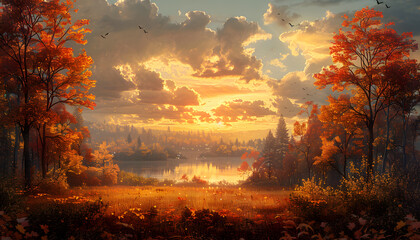 Wall Mural - landscape images