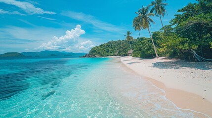 Poster - Beach with White Sand