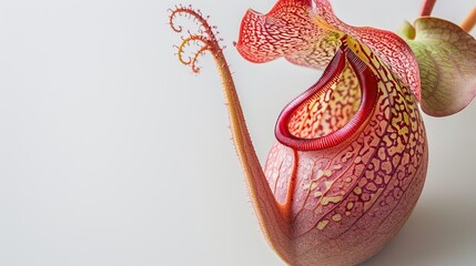 Wall Mural - Close-up of a Striking Pitcher Plant