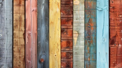 Poster - Charming Rustic Wood Texture