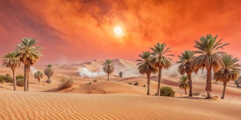 Wall Mural - oasis in the desert