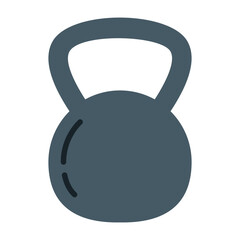 Poster - Kettlebell flat icon